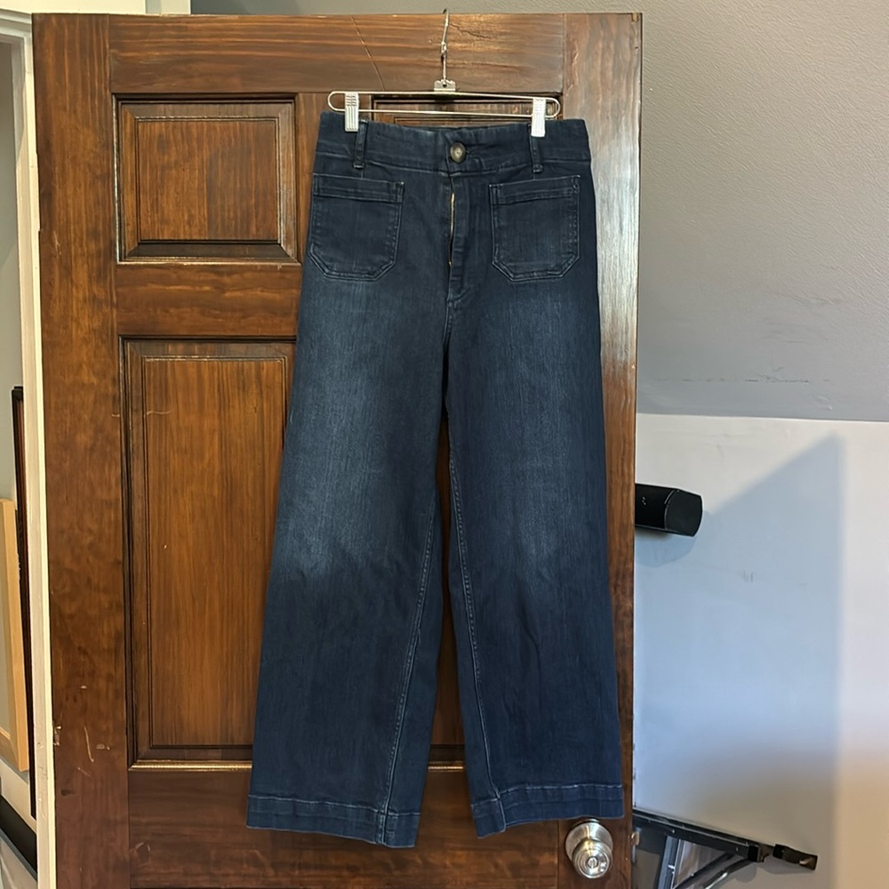 Anthropologie patch pocket jeans sz 27